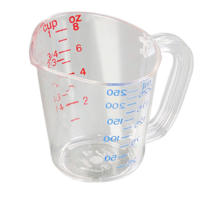 1 Cup Plastic Measuring Cup Carlisle 4314107