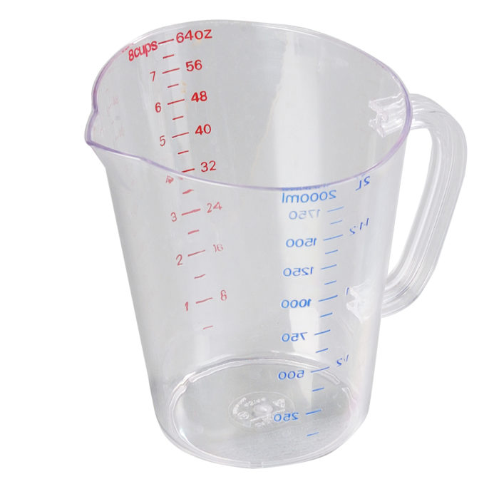 2 Qt. Plastic Measuring Cup Carlisle 4314407