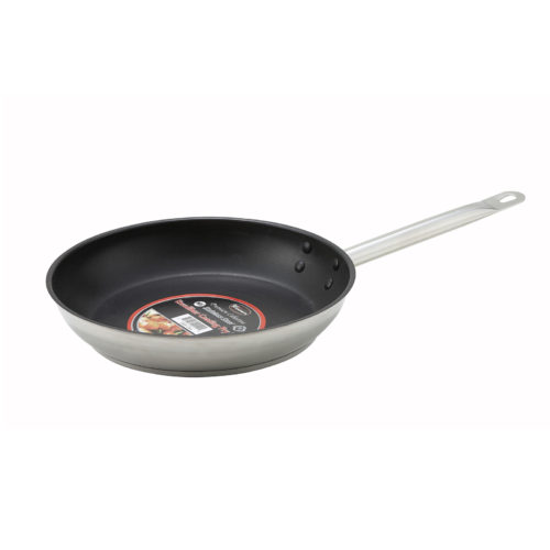 8" Non-Stick Stainless Steel Fry Pan, Winco SSFP-8NS
