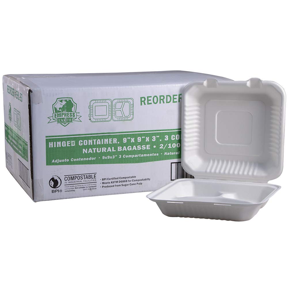 https://gerharzequipment.com/wp-content/uploads/2021/03/9x9_3-Compartment_Hinged_Compostable_Containers_Empress_EHL93-2.jpg