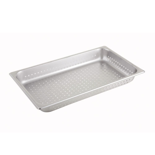 Full Size Perforated Steam Table Pan, 2.5" deep, Winco SPFP2