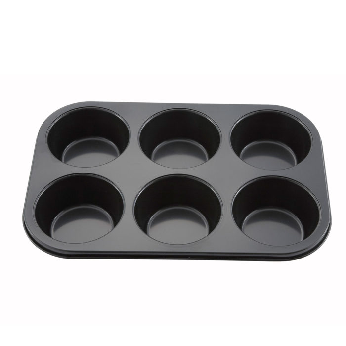 Non-Stick 6-Cup Muffin Pan, Winco AMF-6NS