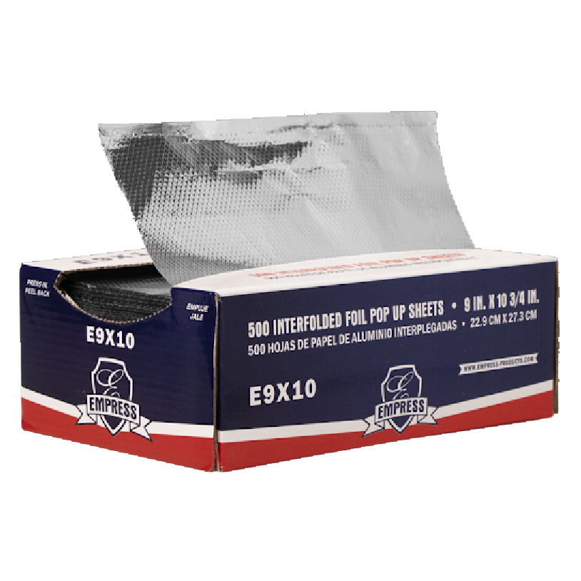Empress Products E9X10 Pop Up Foil Sheets 9'' x 10.75'' - Gerharz Equipment