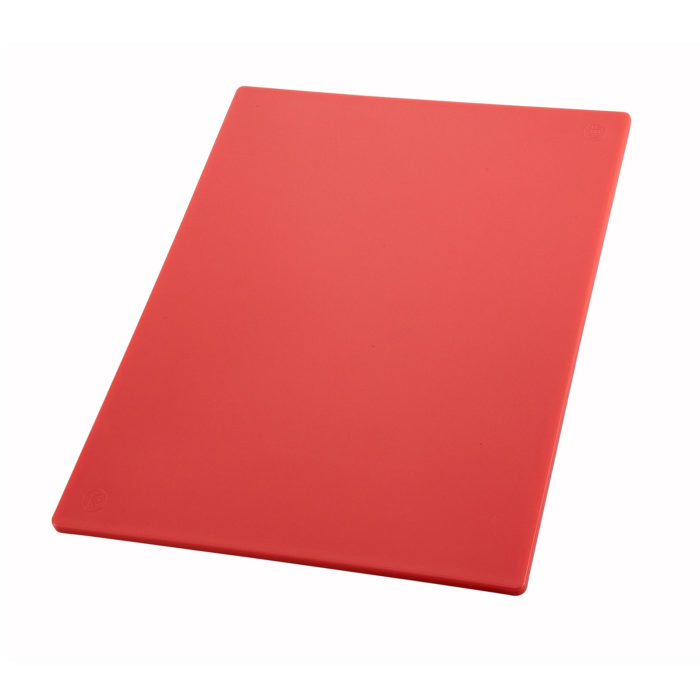 15" x 20" Red Cutting Board, Winco CBRD-1520