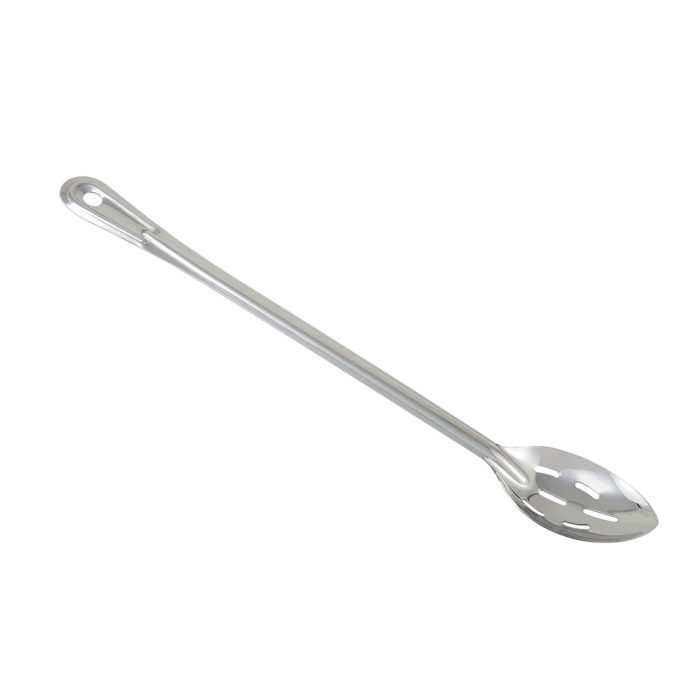 18" Slotted Stainless Steel Basting Spoon, Winco BSST-18