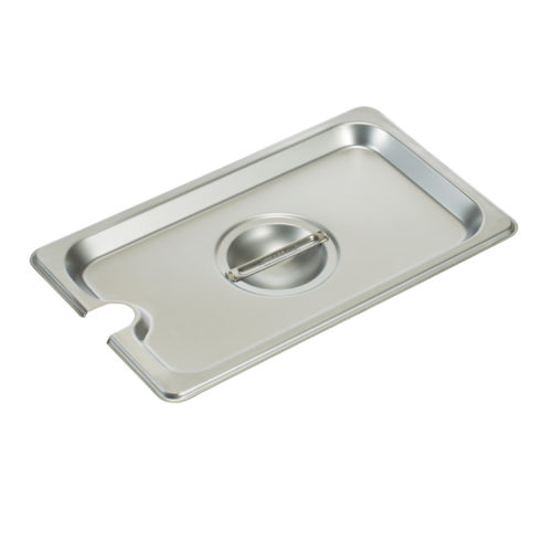 Slotted 1/4 Size Steam Table Pan Cover, Winco SPCQ